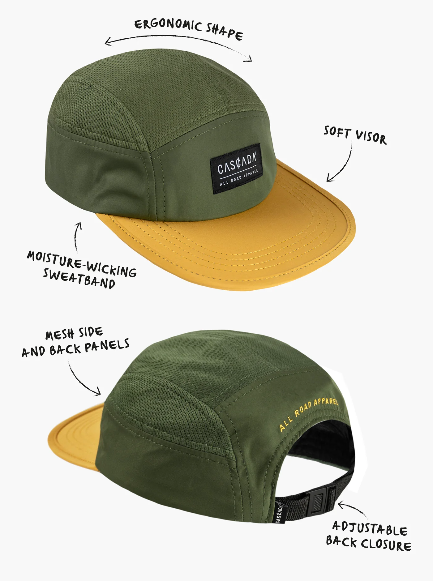Camper Hat - Olive/Gold - Image 6