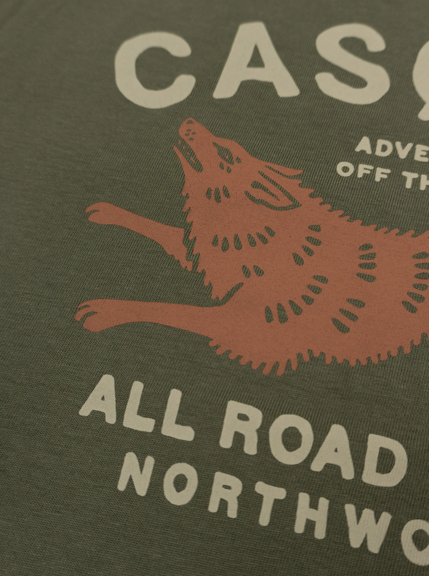 Cotton Unisex T-Shirt - Off The Grid - Olive Drab - Image 3