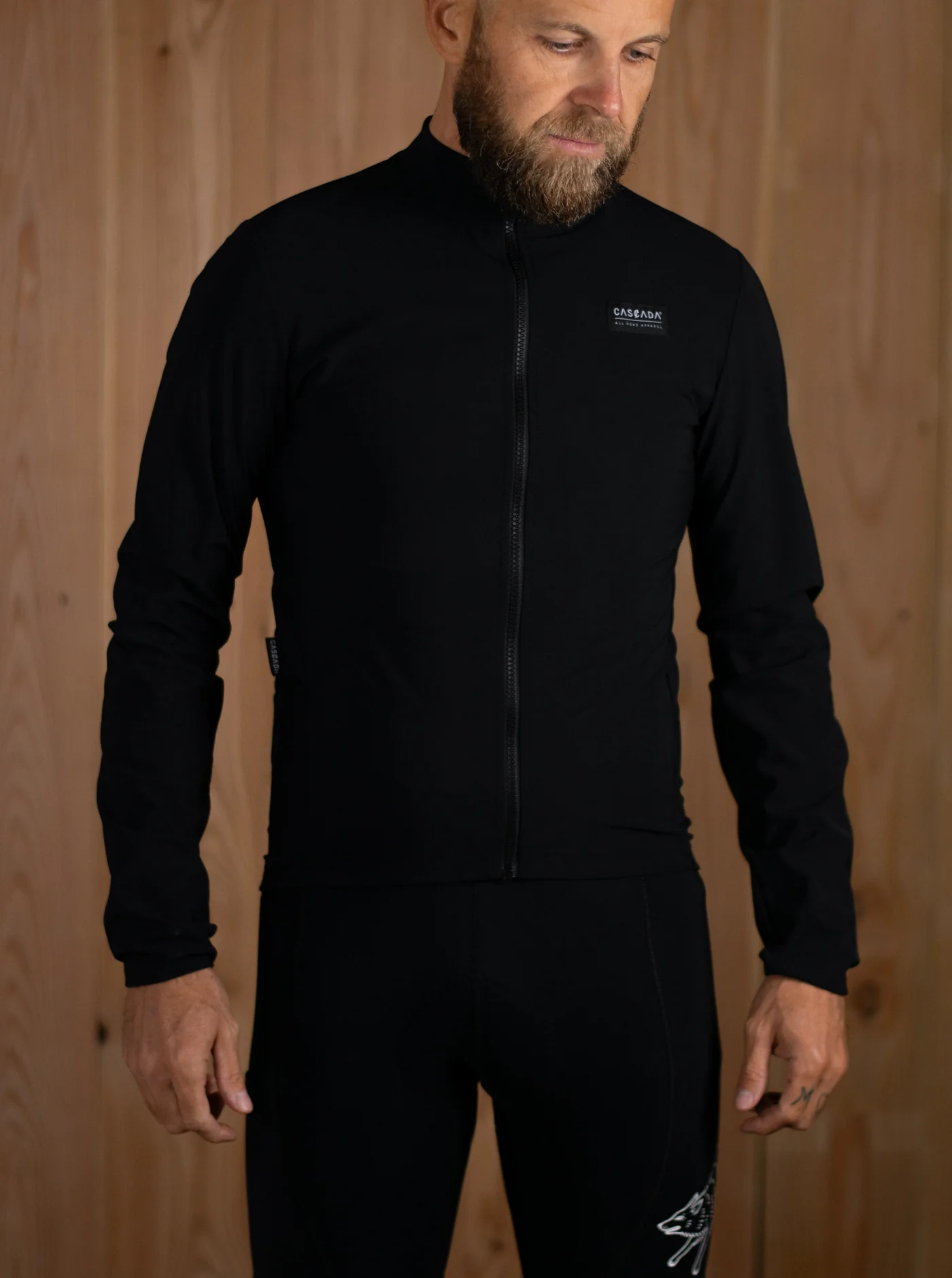 Cycling Winter Jacket - Black - Image 3