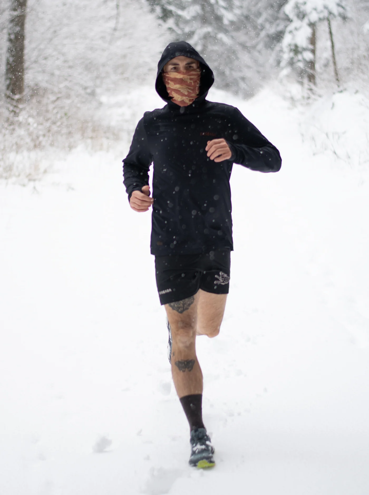 Merino Wolfpack Snood - Black - Image 3