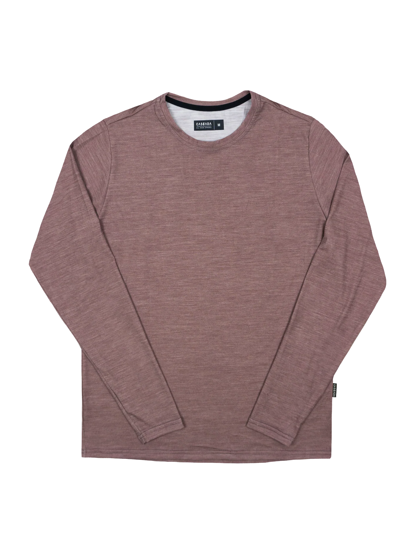 Raw Lightweight Merino Jersey - Plum