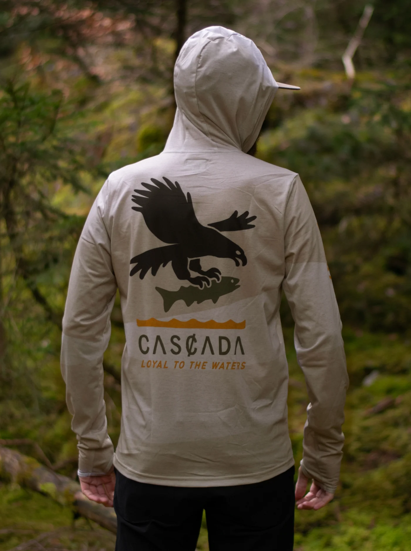 Trail T-Shirt Hoodie - Loyal To The Waters - Image 7