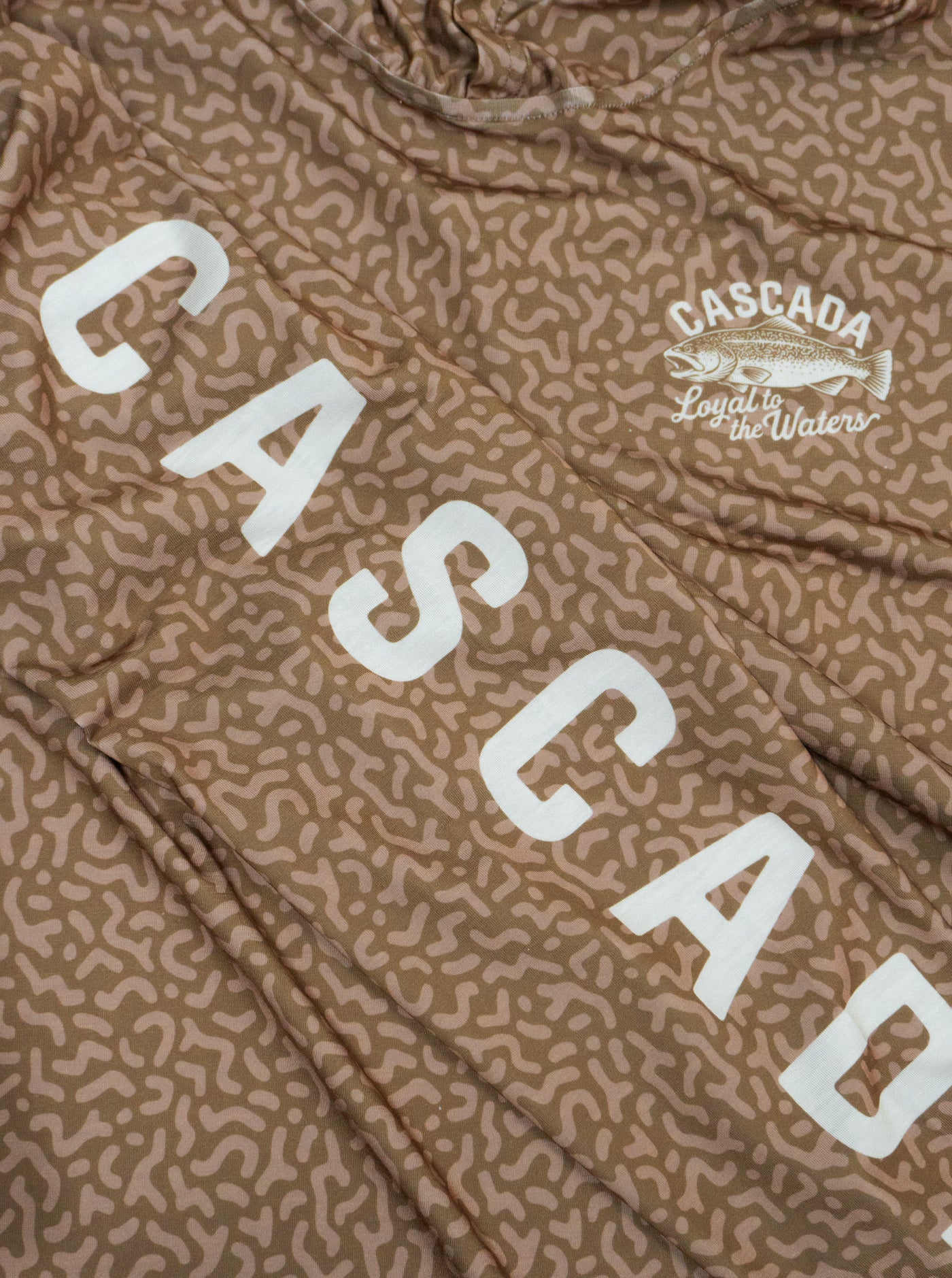 Trail T-Shirt Hoodie - Marble Trout - Image 5