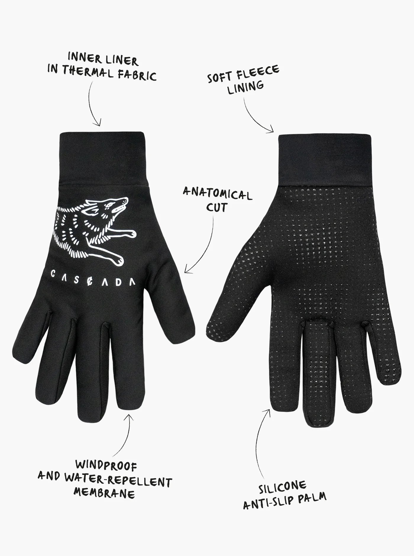 Winter Gloves - Black - Image 5