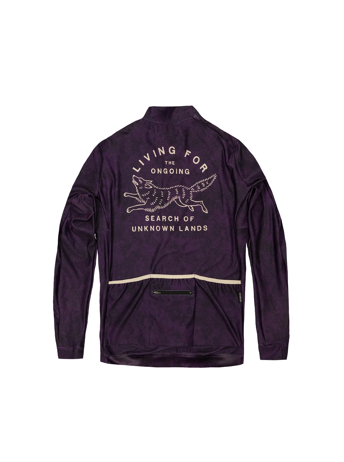Women's Cycling Long Sleeve Jersey - Haze Plum - Image 2