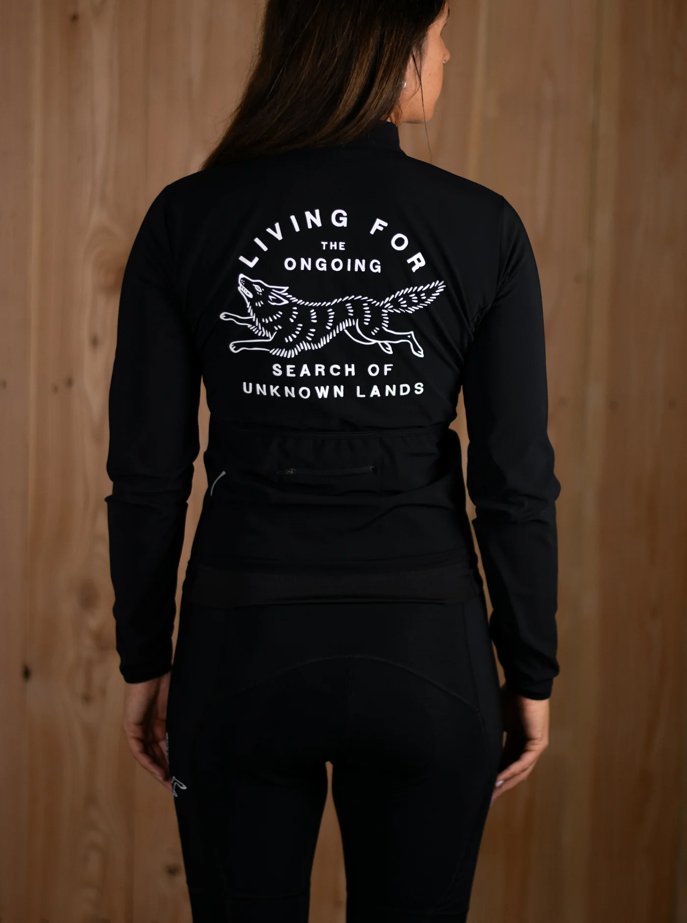 Women's Cycling Winter Jacket - Black - Image 9
